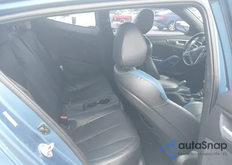 2016 Hyundai Veloster Turbo Rally Edition из США, поврежденный, VIN KMHTC6AE7GU261447